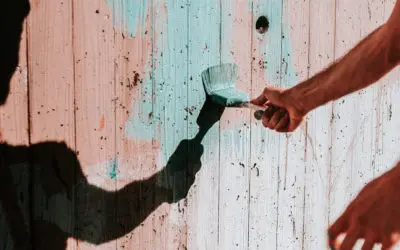 Paint a mural on your garden fence