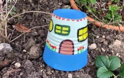 Fairy House Flower Pot